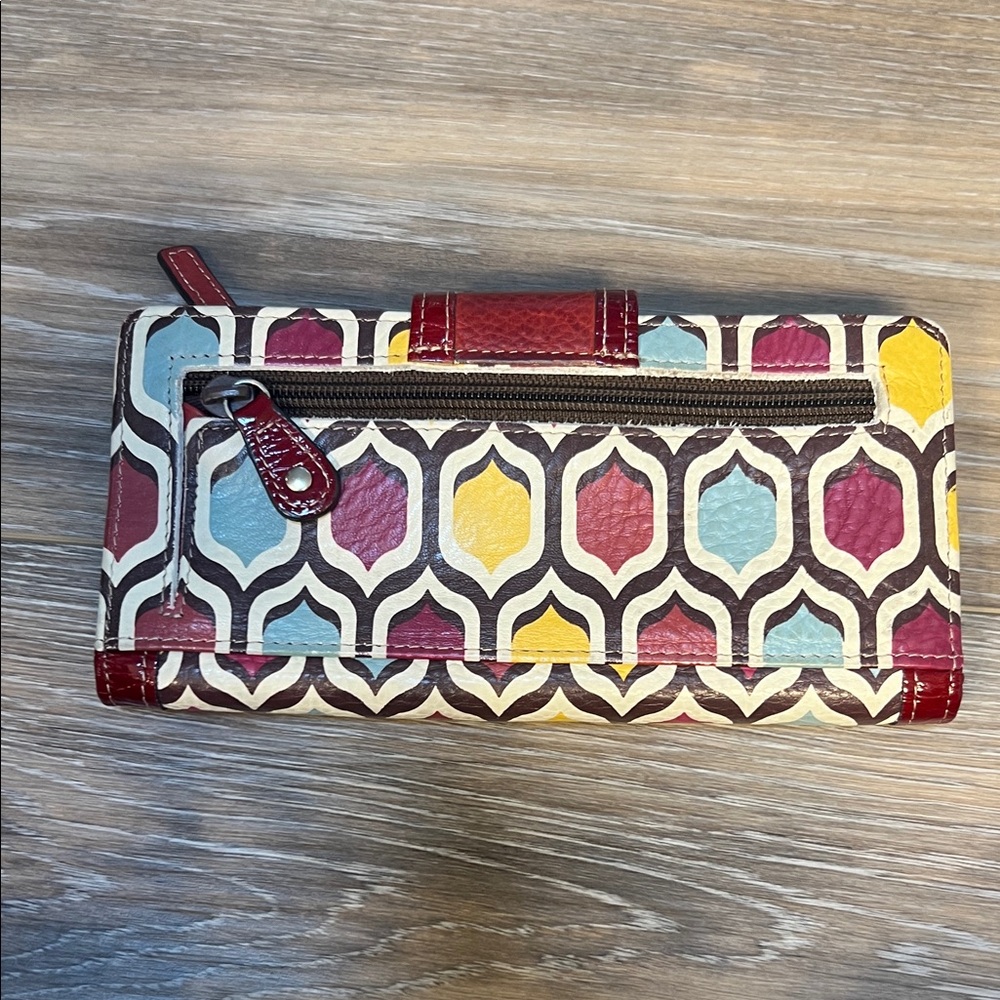 Fossil Colorful Patterned Wallet - Picture 4 of 4